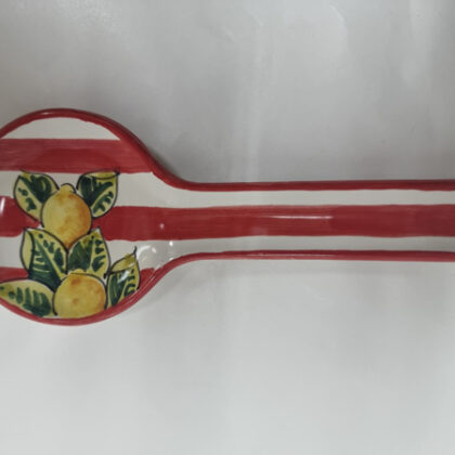 Poggiamestolo piccolo linea Capri 2 righe rosse